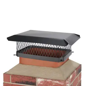 Shelter 020729513186 13-in W X 18-in L 24 Gauge Galvanized Steel Rectangular Chimney Cap-new