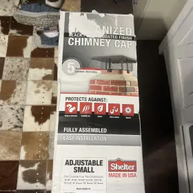 Shelter 128684 Black Chimney Cap