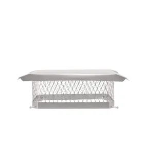 Spss1318 Shelter Mesh Chimney Cap 13 Inch X 18 7.75 Top Mount Rectangular Stainless Steel