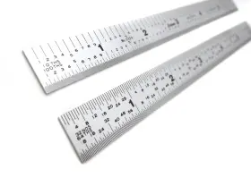 H-3102a Shinwa 6 Inch 5r Narrow And Flexible .500 Wide X .020 Thick Zero Glare Satin Ch