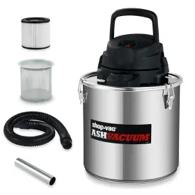 Shop-vac 71-4040988 Shop-vac 4 Gallon 2.0 Peak Hp Ash Vacuum 7.0 Amps Cleaner With Hepa