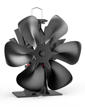 Signstek Tk150l Large Wood Stove Fan 6 Blades Big Size Fireplace Burner Heat Powere