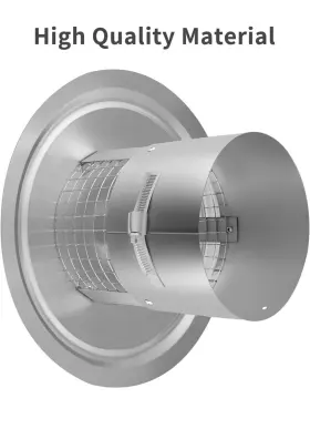 Sigvon 445034489453 6-inch Round Stainless Steel Chimney Cap With Screen And Fastening Device #2