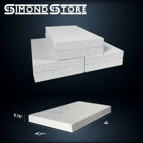 Ib-a06 Simond Store Insulating Fire Bricks For Forge - 0.75 Inch X 4.5 9 2500f Rated Pack Of #2