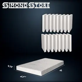 Ib-a16 Simond Store 32 Pcs Insulating Fire Bricks - 2500f Rated 0.75 Inch X 4.5 9 Forge Brick #2