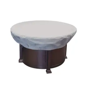 Simplyshade Sscpl929 43 Inch Polyester Protective Cover For Fire Pit/ottoman In Gray