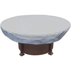Sscpl930 Simplyshade Polyester Protective Cover For Fire Pit/ottoman In Gray