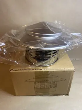 7x-v9um-p2vr Singvon 4 Inch Round Chimney Cap 304 Stainless Steel Cover With Screen Stove Pipe #2