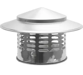 7x-v9um-p2vr Singvon 4 Inch Round Chimney Cap 304 Stainless Steel Cover With Screen Stove Pipe