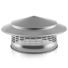 Svnus-231109-01 Singvon 8 Inch Round Chimney Cap 304 Stainless Steel Cover With Screen