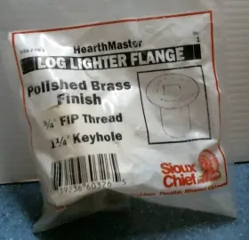 Sioux Chief 60326 Log Lighter Flange Polished Brass 948-ppk2 Fs
