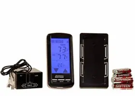 Sky5301 Skytech 080956959539 9800331 Lcd Fireplace Remote Control With Timer And Thermostat