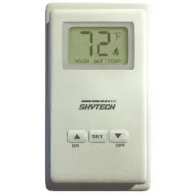 9800332 Skytech 731598460562 Ts/r-2 Wireless Wall Mounted Lcd Fireplace Remote Control Thermostat