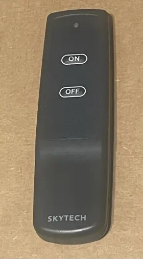 Sky-1001a Skytech Genuine Fire Place On/off Remote Control Only