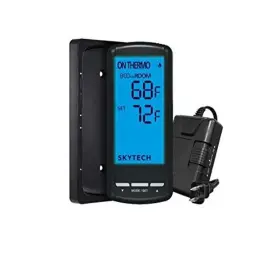 Skytech Sky-5320 5320 Timer/thermostat Fireplace Remote Control With Backlit Touch Scr