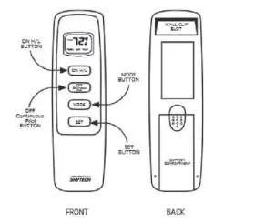 Sp1001h-lthtx-b Skytech Replacement Thermostat Remote Control Transmitter Empire Nwob