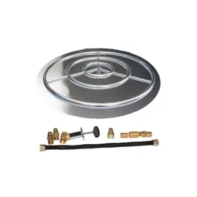 Sleep Ez Sl1621599 36 Inch Stainless Steel Pan Ring Pro-kit Liquid Propane