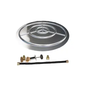 Sleep Ez Sl2500101 36 Inch Stainless Steel Pan Ring Pro-kit Natural Gas
