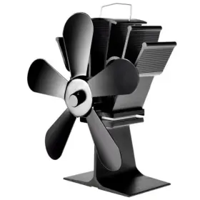 5074 Slickblue 657561066190 5 Blades Fuel Saving Stove Fan 5074 Slickblue 657561066190 5 Blades Fuel Saving Stove Fan