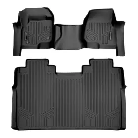 Sa0298 Smartliner Sa0298/b0188 Custom Fit 2 Row Floor Liner Set Compatible With 2017-2025 Ford F-