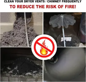 Smyjhbr 726084987302 Particle Furnace Cleaning Brush 4 Inch /6 Chimney Dryer Vent Cleaner Ki #2 Smyjhbr 726084987302 Particle Furnace Cleaning Brush 4 Inch /6 Chimney Dryer Vent Cleaner Ki #2