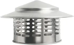 Soekavia 313047438416 6 Inch Round Chimney Caps Stainless Steel Cap With Screen Stove Pip
