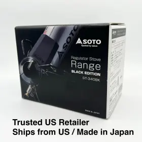 Soto 953571002224 New St-340bk Regulator Portable Stove Range Black Ltd Edition Made In Japan