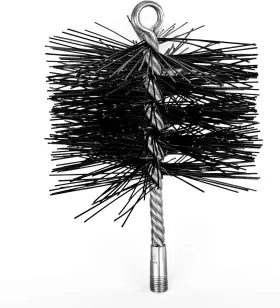 Stanbroil Q019-6-bk 6 Inch Round Chimney Cleaning Brush With 1/4 Npt Fitting For Insulat