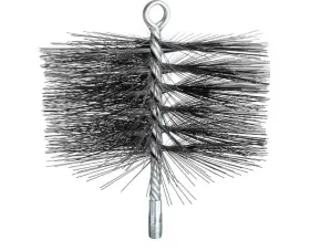 Stanbroil Q019-8-ss 8 Inch Round Steel Chimney Cleaning Brush With 1/4 Black