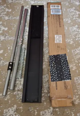 Q024-4-bk-gm Stanbroil Q024-4 Fireplace Smoke Guard 4 Inch Black Powder Coated 19919a0084