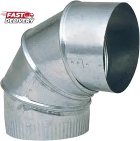 Gv0293-c Standard Plumbing Supply Imperial Manufacturing 6 Inch Dia. X Adjustable 90 Deg. Galvanized Ste