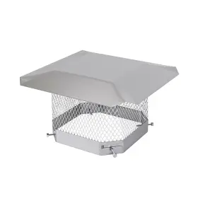 Ucp0909 Sterr - Square Stainless Steel Chimney Cap 9x9 Inches