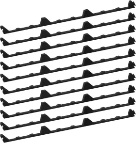 Superdi 730849834947 12in Inside 10pcs - 12 Inch Classic Ribbed Profile Foam Inner