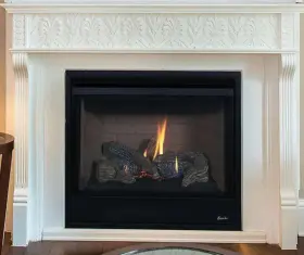 Drt2035dmp-e Superior Drt2035dmn-e 35 Inch Direct Top/rear Vent Fireplace Millivolt Lp