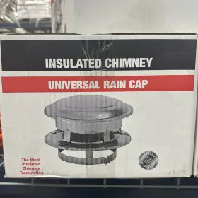 Supervent 053713000447 Universal 6 Inch Stainless-steel Chimney Cap Jsc6urc Insulated
