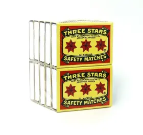 Swedish Match 023097001019 Three Stars Safety Matches 10 Pack Count Of 1