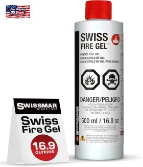 Swissmar 445056134171 Fire Gel Refill - Ideal For Fondue Fuel Burners And Portable Stove Fluid