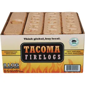 9856 Tacoma 2-hour Fire Log 8-pack 853662002000