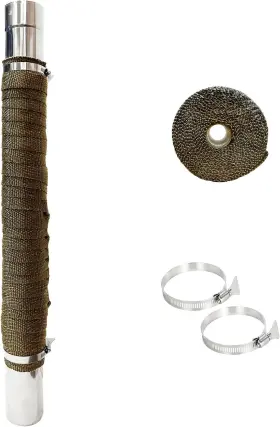 Taisoca 313113052003 Fireproof Pipe Wrap 16.4ft Anti-scald Stove Webbing
