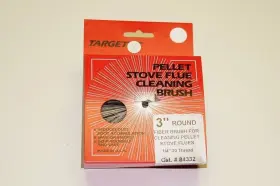 84332 Target Millrose 3 Inch Round Fiber Brush Pellet Stove Chimney Vent Flue Oem