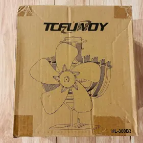 Tc Funnoy Hl-300b3 5 Blade Heat Powered Thermal Stove Fan