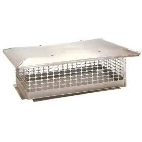 The Forever Cap 313028674680 19 Inch X 25 Fixed Stainless Steel Chimney