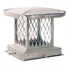 The Forever Cap 445017148193 E-series 17 Inch X Adjustable Stainless Steel Chimney The Forever Cap 445017148193 E-series 17 Inch X Adjustable Stainless Steel Chimney