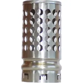 The Forever Cap 705353702556 4 Inch Round Fixed Stainless Steel Plumbing Vent
