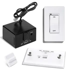 The-new-style 761371638512 Wall Switch Fireplace Remote Control Kit On/off Mounted Set For The-new-style 761371638512 Wall Switch Fireplace Remote Control Kit On/off Mounted Set For