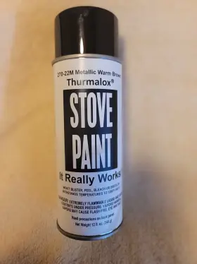 Thurmalox Stove Paint 270-22m High Temperature Metallic Warm Brown Free Shipping