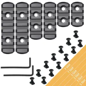 Tocngaek 631344862230 Polymer Picatinny Accessory Rail Single 3 5 7 Slot B