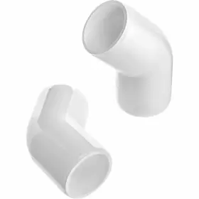 Tomeex 786552993143 2way 3/4 Inch 45 Degree Pvc Elbow Fitting Furniture Grade 2 Way Right Angle #3