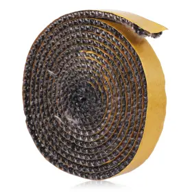 Toymis Z12120 Fireplace Tape Seal 5/8 Inch X1/8 X79 Self-adhesive Fiberglass Rope Wood Stove