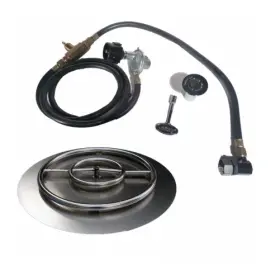 Fpkobrssbk124lp Tretco 22 Inch Stainless Steel Pan-ring Kit Liquid Propane Fpkobrssbk124lp Tretco 22 Inch Stainless Steel Pan-ring Kit Liquid Propane